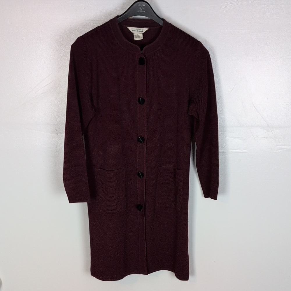 Exclusively Misook Long Line Cardigan